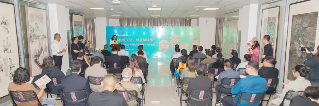 扬传统文化，展教师风采——刘怡教师作品展在qmh官网拉开帷幕