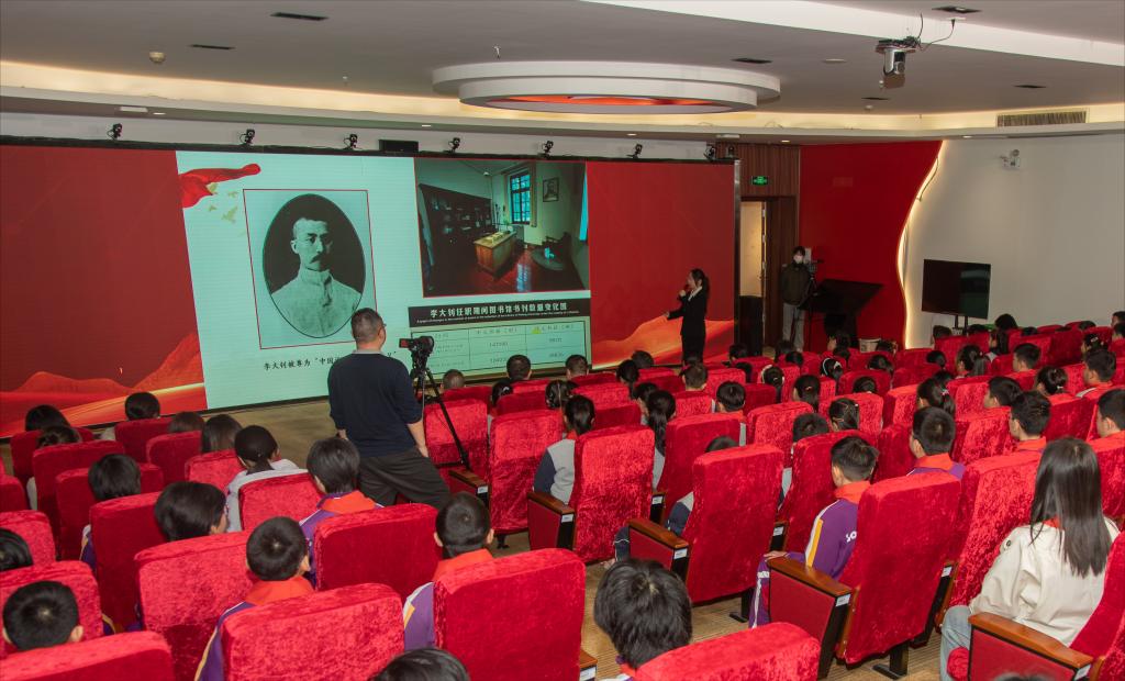 “追随大钊足迹，传承红色基因”主题宣讲在球盟会qmh开讲